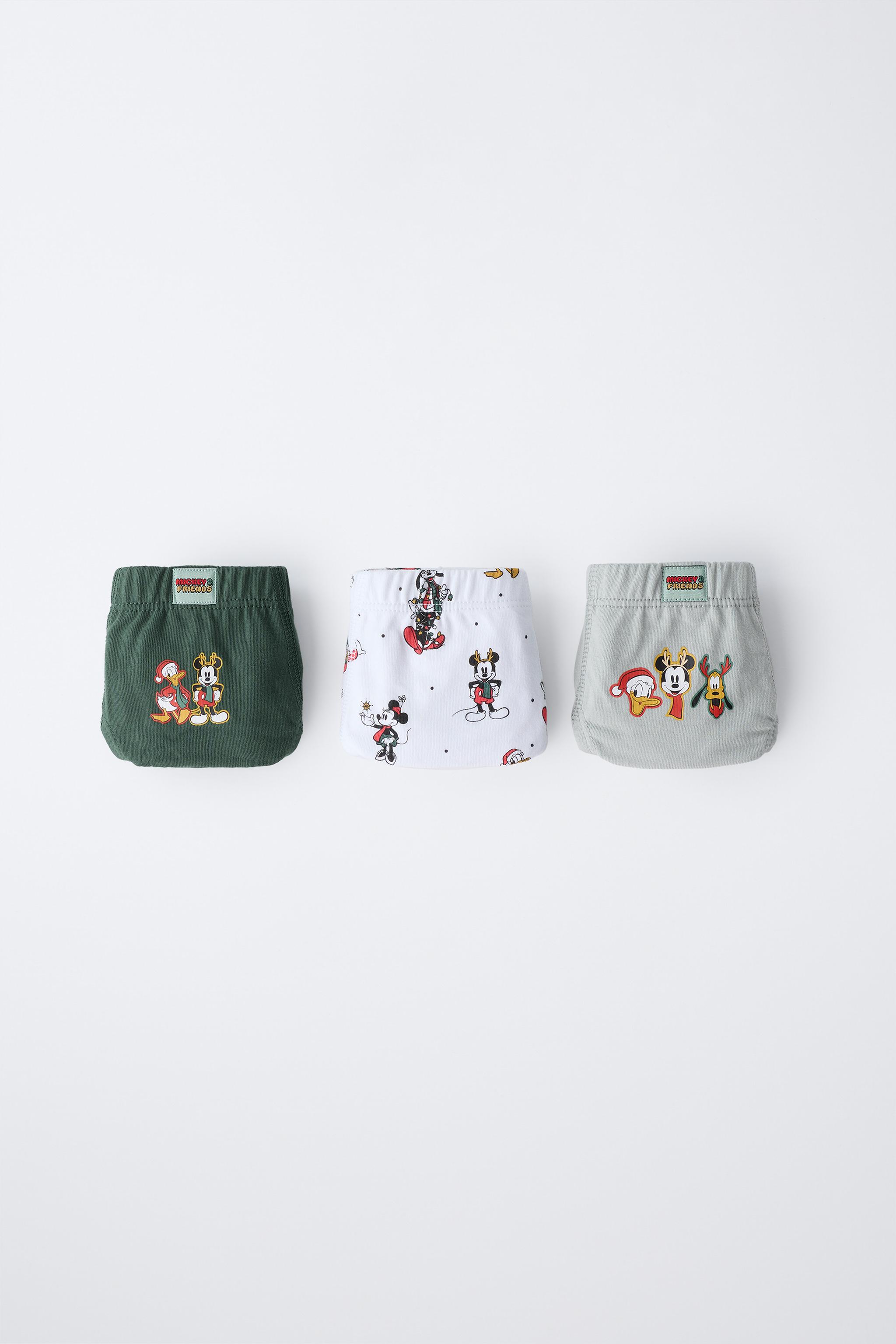 1/2 - 6 ANS / LOT DE TROIS SLIPS MICKEY MOUSE AND FRIENDS © DISNEY